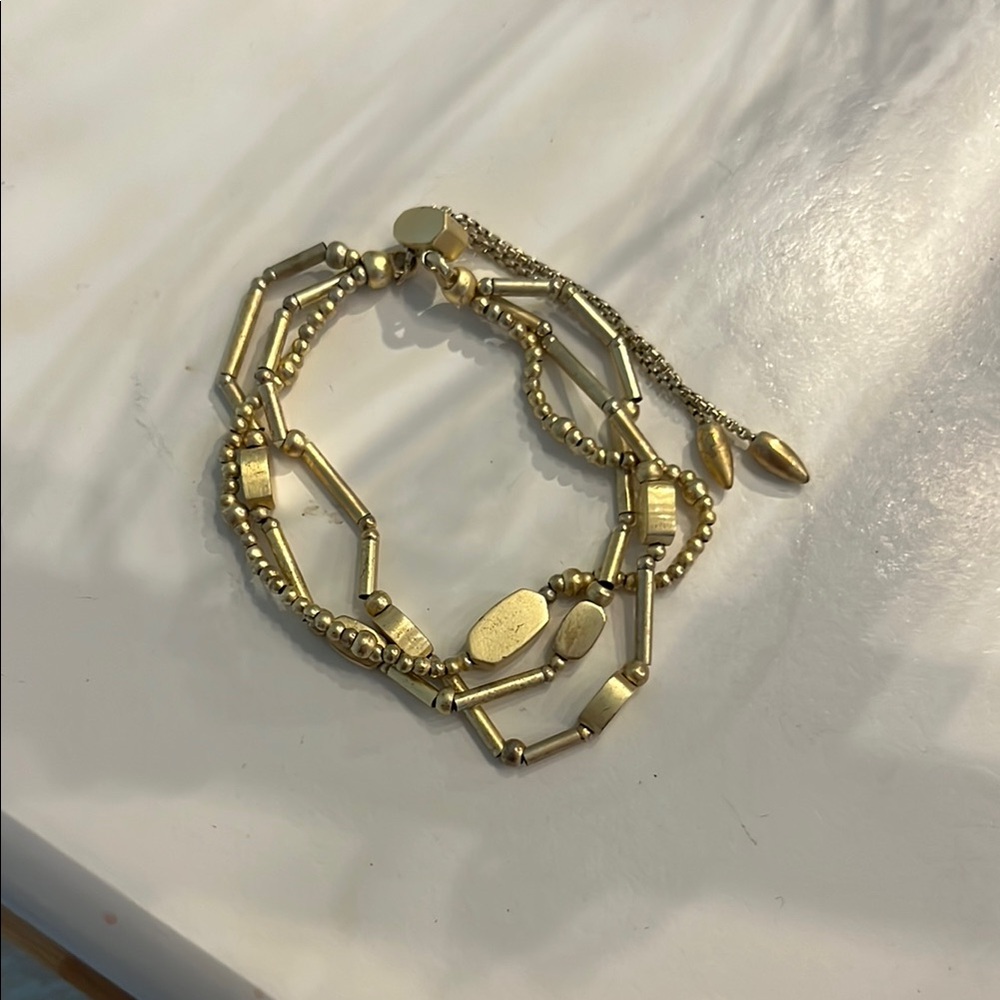 Kendra Scott Gold Layered Chain Bracelet